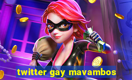 twitter gay mavambos